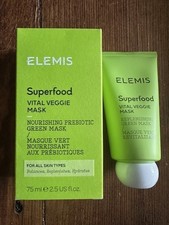 Elemis Superfood Vital Veggie Mask Nourishing Prebiotic Green 75ml Brand New
