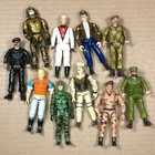 Lot of 10 Vintage Action Figures - GI Joe Brazil, Remco, Palitoy Action Force