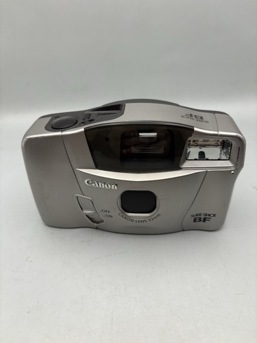 Canon Camera Sure Shot BF 35mm Point & Shoot Tested w/o film Works