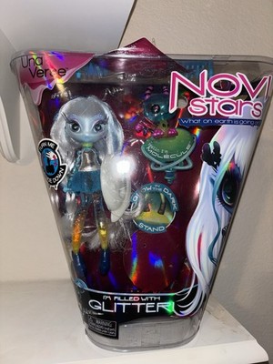 Una Verse Doll Novi Stars Glitter Legs New In Box Doll Rare Hard to Find 