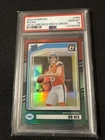 2024 Donruss Optic Bo Nix Rated Rookie Preview Red and Green #369 PSA 10 Broncos