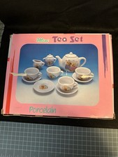 Vintage 1991 Porcelain Bear Tea Set With Original Box