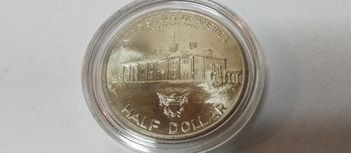 1982 d George Washington .900 Silver Half Dollar in Black Velvet Display Box - Picture 3 of 5