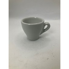 White Espresso Cup Demitasse Coffee Mug Ceramic Restaurant Style Drinkware