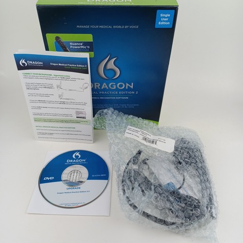 Nuance Dragon Medical Practice Edition 2 UPGRADE Speech Recognition Software