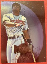 1996 metal universe - Titanium Insert - Albert Belle - 1 of 10 - Indians
