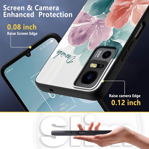 TPU Hülle mit Blumenmuster nach Maß für TCL ION X 50SE 605 50 LE 60 SE 50 5G - Bild 67 von 69