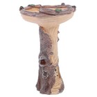  Fogelfutterhaus Vogelfutterhaus Dekorative Vogelhäuschen Vogelwasserschale