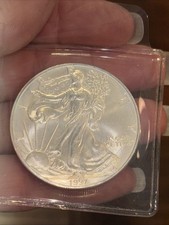 1997 American Silver Eagle Coin BU 1 Oz US $1 Dollar Mint Uncirculated Brilliant