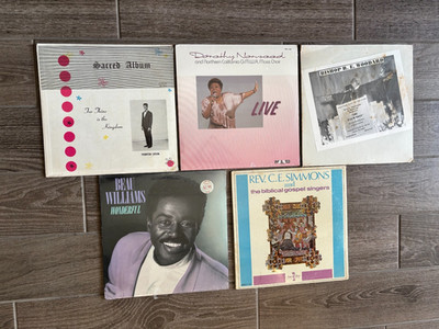 Lot of 5 BLACK GOSPEL Soul Lp's Sealed New (42)