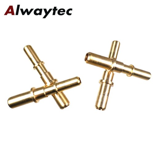 Universal Male Stainless Steel Fitting 7.89 9.49 9.89 Metal Fuel Line Coupling - Foto 2 di 13