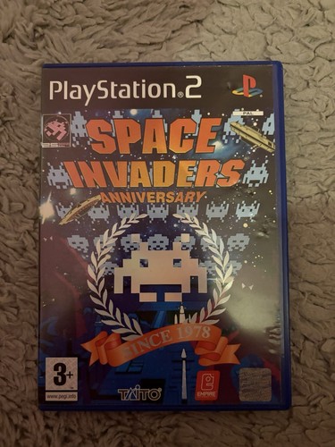 Space Invaders Anniversary PlayStation 2 PAL, Complete with Manual