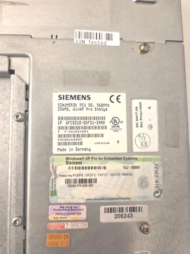 Siemens Sinumerik  6FC5210-0DF21-2AA0 Ver.A [12 Months Warranty] - Bild 2 von 3