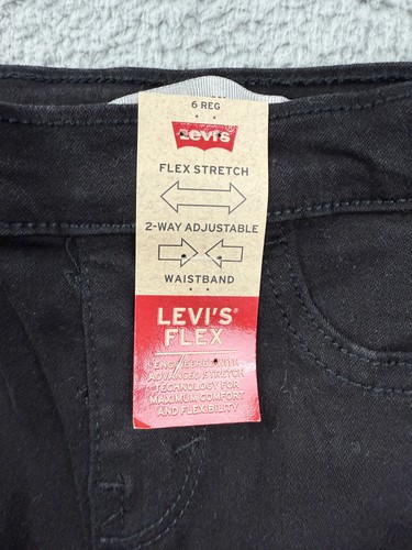 Levis Jeggings Girls 6 Regular Pull-On Flex Stretch Adjustable Waistband New - Picture 6 of 9