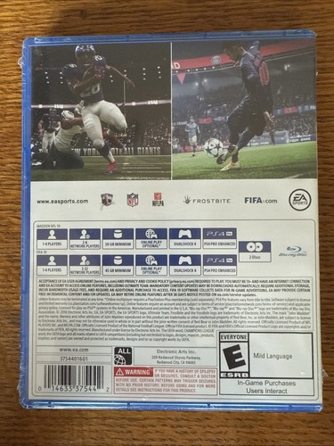 New PS4 Madden NFL 19 and FIFA 19 EA Sports Bundle - Sony PlayStation 4 - New - Picture 2 of 4