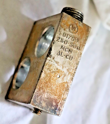 D1769 Ilsco Mechanical Lug Westinghouse 250-500MCM Connector Electrical Aluminum - Bild 6 von 6