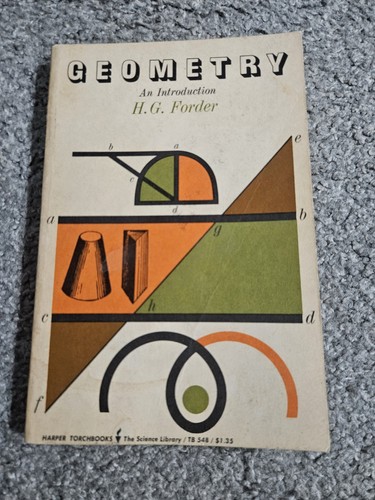 Geometry An Introduction H. G. Forder 1962 Paperback - Picture 1 of 4