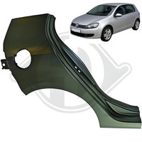 Seitenwand Hinten Rechts FüR Vw Golf 6 Vi 5K1 2008-2012 5-TüRer Hinten KotflüGel