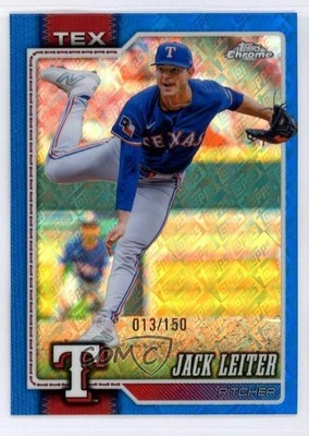 2026 Chrome Fanatics Exclusive Blue Topps Refractor 13/150 Jack Leiter #175 0qm1