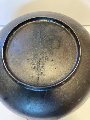Vintage Gusseisen Scotch Schüssel 4E 10 1/4" breit ohne Deckel - Bild 8 von 8