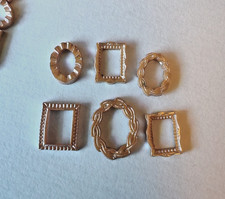 25x ornate resin gold PICTURE FRAMES 1:48th scale dolls house decoration UK DH49