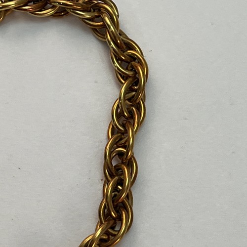 Vintage 1/20 12K GF Roségold gefüllt Gliederkette Armband 7 1/4" - Bild 8 von 12