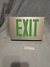 EXIT Sign-Metal Casing Solid Made Heavy Never Used