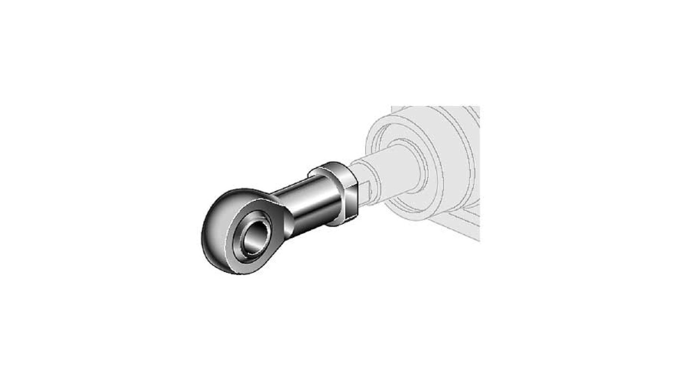 Straight end with ball joint, D50-63, M16x1.5 , SNS/050-063 /T2UK