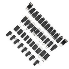 Pack Of 40 Multiple USB2.0 Adapters Angled Mini Micro Type B Male Female Con CHU