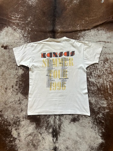 Vintage 1996 Kansas Summer Tour Band single stitch T Shirt white, XL - Picture 2 of 6