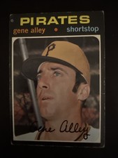 1971 Topps Gene Alley #416 Pittsburgh Pirates