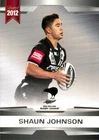 2012 New Zealand Warriors NRL Limited Edition Rookie Card - Shaun Johnson