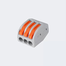 PCT-212 PCT-213 Compact Wiring Connector 3 Way Push In Lighting Cable Like Wago