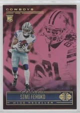 2021 Panini Illusions Trophy Collection Pink /399 Simi Fehoko #100 Rookie RC sq1