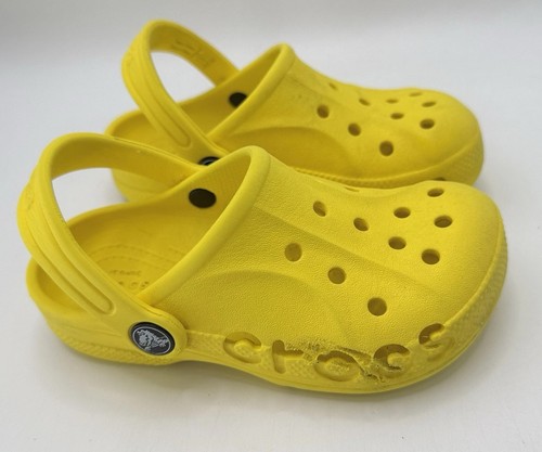 Crocs Yellow Toddler Shoes Water Sandals Clogs Size C11 Outdoors