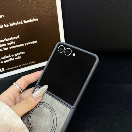 For Samsung Galaxy Z Flip 7 6 5 4 3 Shockproof Magnetic Slim Leather Case Cover - Picture 4 of 15