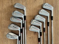 Ben Hogan Bounce Sole Plus 1 Iron Set 2-SW Medium Flex Steel Forged Blades Retro