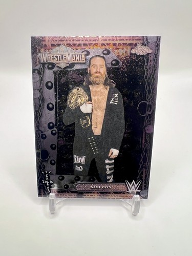 2025 Topps WWE WrestleMania Cactus Jack Cactus Champions Sami Zayn