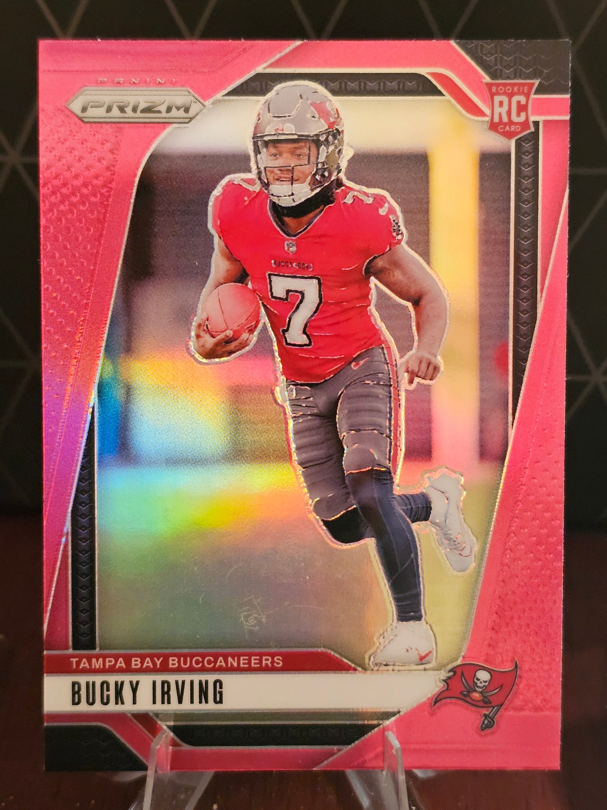 2024 Panini Prizm - Rookies Bucky Irving #316 Pink Prizm (RC)