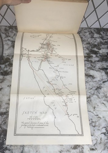 Revolt in the Desert by T.E. Lawrence 1927 Hardcover With Map Intact - Foto 10 di 12