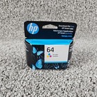 HP 64 Tri-Color Ink Cartridge N9J89AN Original Genuine OEM Expired Mar 2025