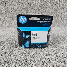 HP 64 Tri-Color Ink Cartridge N9J89AN Original Genuine OEM Expired Mar 2025