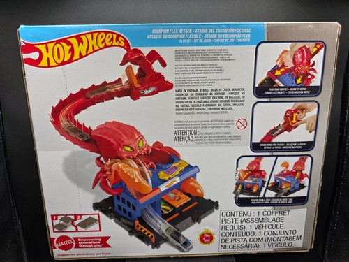 Hot Wheels City Scorpion Flex Attack Track Set con 1 Coche Incluido 80cm Flexible - Imagen 6 de 9