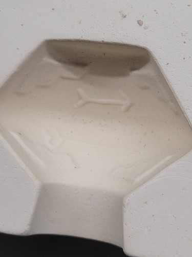Kimple Ceramic Slip Cast Mold c-531 Indian Native American Eagle Bottles - Picture 7 of 8