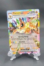 Pokémon TCG Flareon EX 014/131 Prismatic Evolutions Holo Double Rare