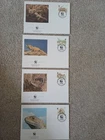 WWF Lizards FDC ×4 New Zealand