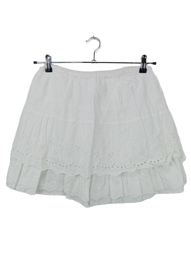 ABERCROMBIE & FITCH Falda acampanada Mujeres Falda Talla EU 34 blanco - Imagen 2 de 5
