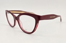 Carolina Herrera Eyeglasses NEW CH 0017 Color LHF Red Gold Size 52 Cat Eye