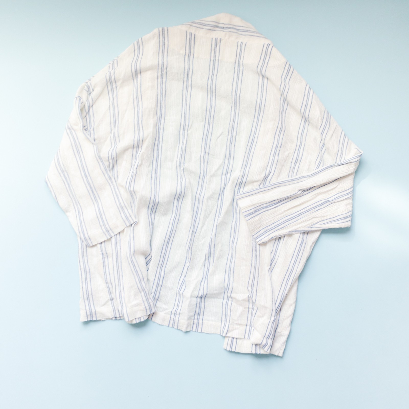 Nomad Ios Open Front Azure Stripe Gauze 100% Cott… - image 8