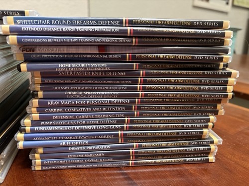 40+ NRA Persönliche Schusswaffe Verteidigung Langgewehr Hand zur Bekämpfung Heimverteidigung DVD Posten